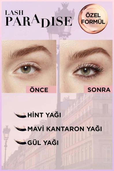 L'Oreal Paris Lash Paradise Intense Black Extra Super Black Mascara GKÜRN406 - 4