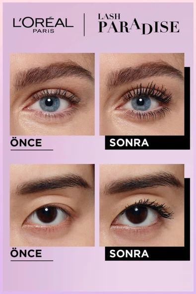 L'Oreal Paris Lash Paradise Intense Black Extra Super Black Mascara GKÜRN406 - 2