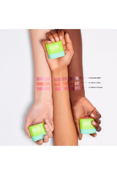 SEPHORA Color Twister - Renk Değiştiren Stick Dudaklar ve yanaklar (8,50 g) - 3