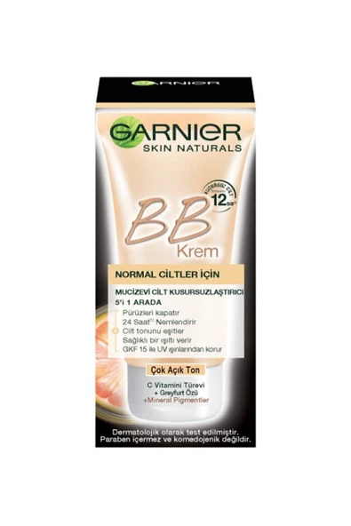 Garnier Nemlendirici Bb Krem Ekstra Açık Ton 50 Ml 3600542105606 - 4