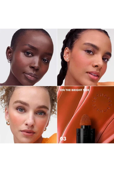 SEPHORA COLLECTION Blush & Go-Yoğun Pigmentli Mat Bitişli Likit Allık 7ML - 2
