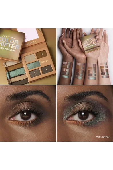 SEPHORA Bitiş: Mat, Yanardöner, Parıltılı, Çift Renkli Göz Farı / Cosmetologist Strange - 5