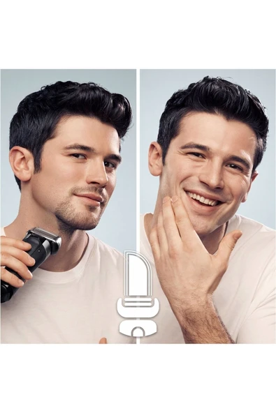 Braun Series Islak & Kuru Şarjlı Tıraş Makinesi + Şarj Standı + Seyahat Çantası - 2