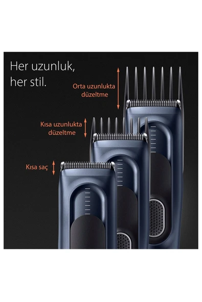 Braun Series 5 HC5350 Erkekler İçin 17 Uzunluk Ayarına Sahip Saç Kesme Makinesi - 2
