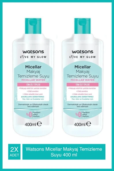 Watsons Makyaj Temizleyici Micellar Kusursuz Makyaj Temizleme Suyu * 2 Adet .. 485Aseri - 2