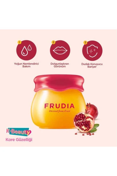 FRUDIA Pomegranate Nemlendirici Dudak Balmı + Frudıa Air Snowy Dengeleyici Maske + Air Watery Nemlendirici - 4