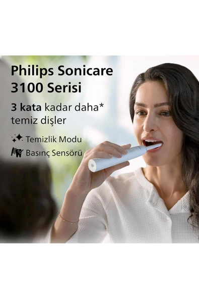 Philips HX3671/13 Sonicare 3100 Serisi Şarj Edilebilir Diş Fırçası - 5