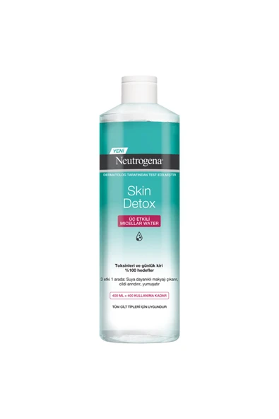 Neutrogena Skin Detox Üç Etkili Micellar Water 400 ml