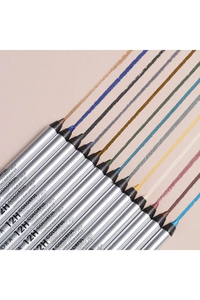 SEPHORA COLLECTION 12H Colorful Contour Eye Pencil - Göz Kalemi 48 Midnight blue (1,40 g) - 2