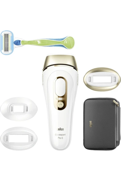 Braun Pro 5 Premium 400.000 Bin Atımlı Çanta ve Venus Tıraş Makinesi Hediyeli 3 Başlıklı Epilasyon - 2