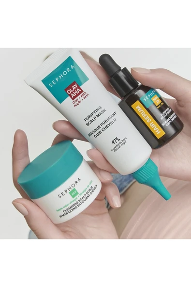 SEPHORA COLLECTION Arındırıcı ve Detoks Kiti - Saç Bakım Kiti 50 ml + 30 ml + 75 ml - 2