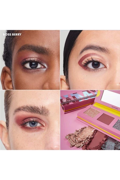 SEPHORA COLLECTION Mini Mix Palette-Uzun Süre Kalıcı Mat&Simli&Pullu&ışıltılı Bitişli Göz Far Paleti 3G - 2