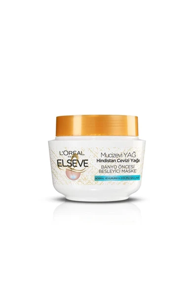 ELSEVE Hindistan Cevizi & Değerli Yağlar Eşsiz Karışım Banyo Öncesi Maske 300 Ml - 2