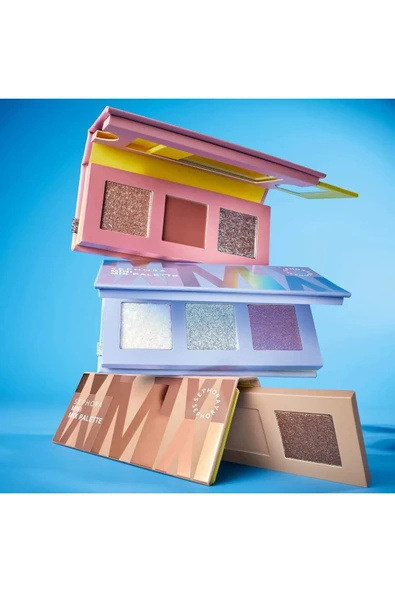 SEPHORA COLLECTION Mini Mix Palette-Uzun Süre Kalıcı Mat&Simli&Pullu&ışıltılı Bitişli Göz Far Paleti 3G - 3