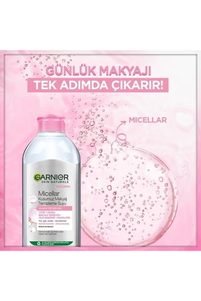 Garnier Micellar Kusursuz Makyaj Temizleme Suyu 400 ml - 4
