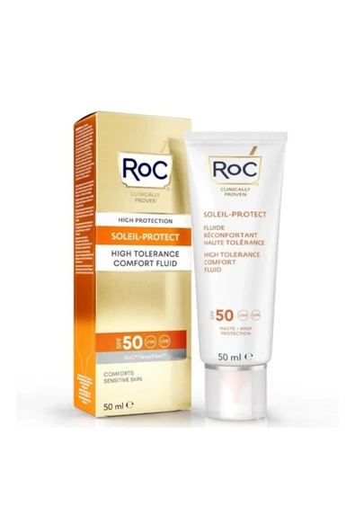 Roc Soleil Protect Kırışık Karşıtı Rahatlatıcı Likit Güneş Kremi Spf50 50ml. - 6