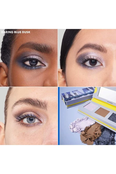 SEPHORA COLLECTION Mini Mix Palette-Uzun Süre Kalıcı Mat&Simli&Pullu&ışıltılı Bitişli Göz Far Paleti 3G - 2