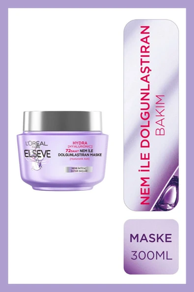 ELSEVE Hydra Hyaluronic 72 Saat Nem Ile Dolgunlaştıran Maske 300ml Ve Nem Ile Dolgunlaştıran Serum 150ml - 4