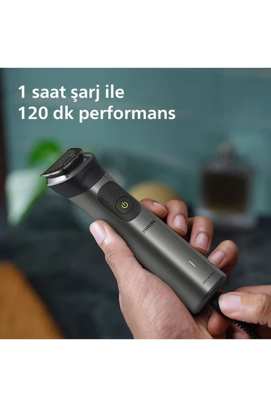 Philips 10'u 1 Arada Erkek Bakım Seti - Yüz/saç/vücut (Islak/kuru Kullanım) - Yeni Seri - 2