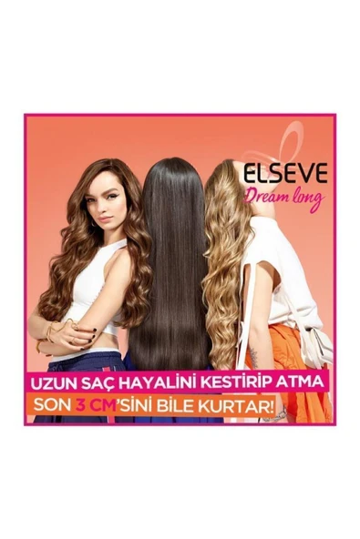 ELSEVE L'oréal Paris Dream Long Uzun Saç Kurtarıcı Maske 300 ml - 4