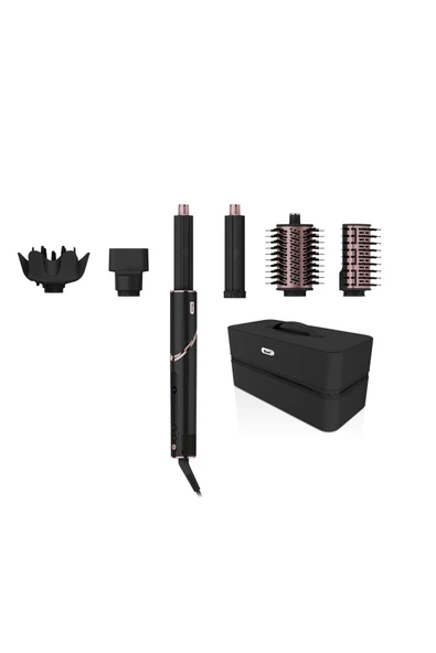 Shark 5-in-1 Air Saç Kurutma Ve Şekillendirme Sistemi+Saklama Kutusu - Siyah Gold - 1