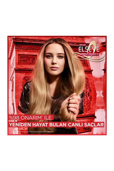 ELSEVE Saç Maskesi Komple Onarıcı 5 Yıpranmış Saçlar Için Keratinxs Içeren Yapılandırıcı Maske ... 804Mseri - 2