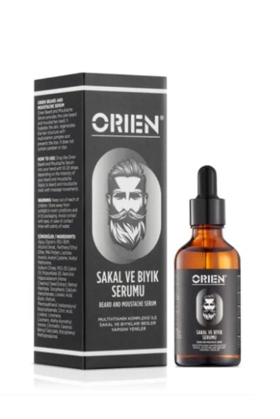 Orien Sakal Ve Bıyık Dökülme Önleyici Ve Yenileyici Bakım Serumu 50 Ml