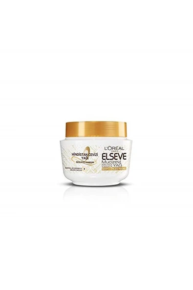 ELSEVE L'oréal Paris Hindistan Cevizi & Değerli Yağlar Eşsiz Karışım Banyo Öncesi Maske, 30