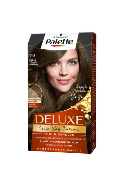 Palette Deluxe Yoğun Renkler Saç Boyası 7-887 Ateş Kızılı