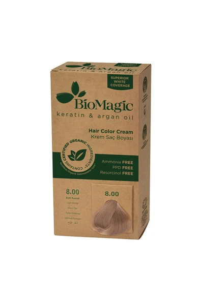 BIOMAGIC Açık Kumral Saç Boyası