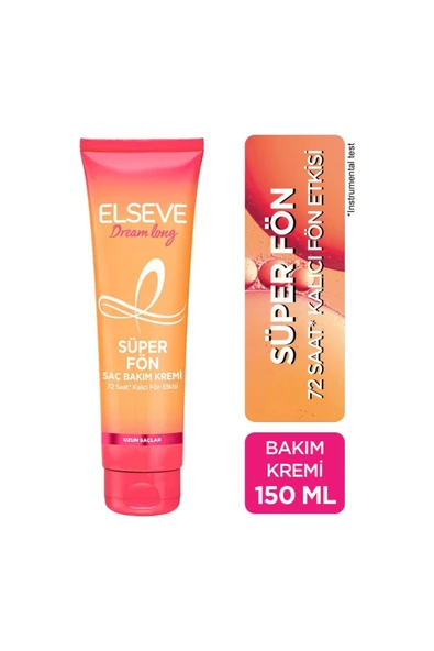 L'Oreal Paris Elseve Dream Long Saç Bakım Kremi Süper Fön 150 ml