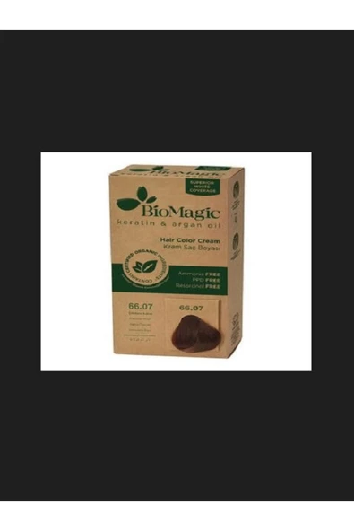 BIOMAGIC Doğal Organic 66.07 Çikolata Kahve Kalıcı Krem Saç Boyası 60 Ml GKÜrün166 - 2
