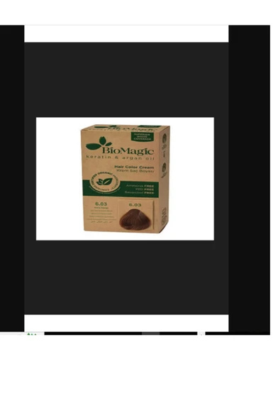 BIOMAGIC Natural Saç Boyası Kahve Köpüğü No: 6.03 60ml.;MIRACLE10117