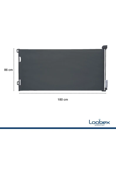 Loobex Çocuk Güvenlik Bariyeri 180 cm Siyah - 3