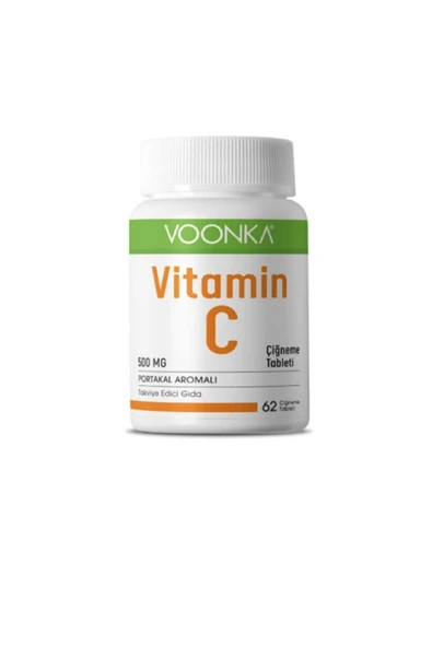 Voonka Yetişkinler Için D Vitamini 1000 Iu 102 Kapsül+c Vitamini 62 Çiğneme Tableti - 3