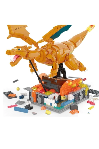 Pokemon Mega Pokemon Hareketli Charizard HMW05 - 2