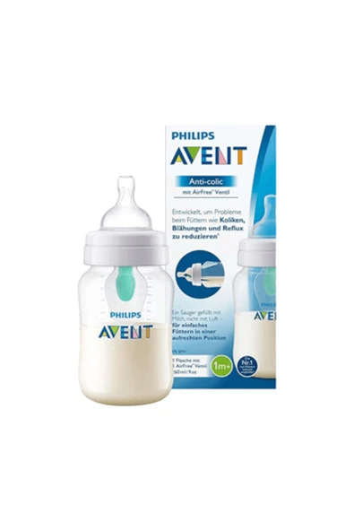 Philips ( 2 ADET ) SCF813/14 Antikolik Biberon PP 260 ml
