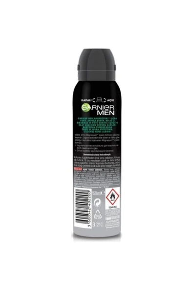 Garnier Men Magnezyum Ultra Kuru Sprey Deodorant 150 ml X2 Adet - 2