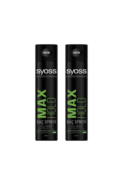 Syoss Danışman Kuaför Syoos Maksimum Tutuş Sprey 400 Ml X 2 Li
