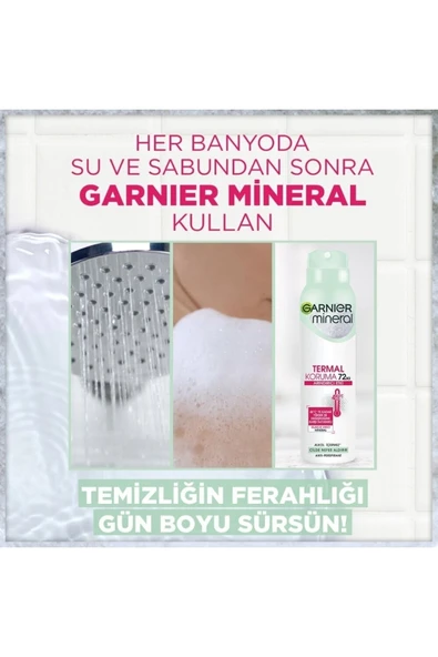 Garnier Mineral Termal Koruma Kadın Sprey Deodorant 150 ml - 3
