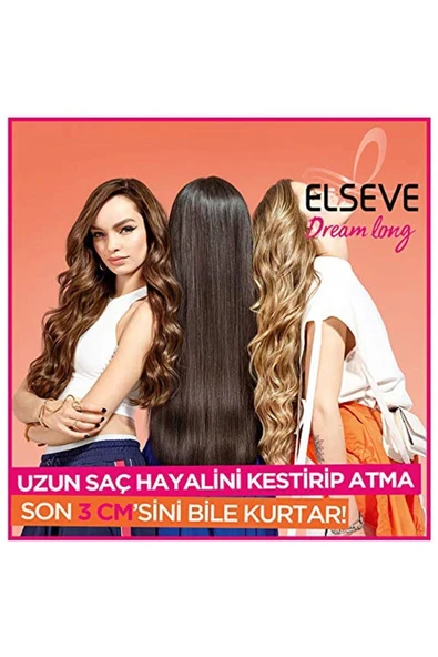 ELSEVE L'oréal Paris L'oreal Paris Dream Long Kolay Tarama Saç Bakım Kremi, 360 Ml - 4