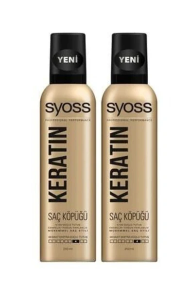 Syoss 48 Saat Etkili Keratın Bakım Köpük 250 ml X 2 Adet