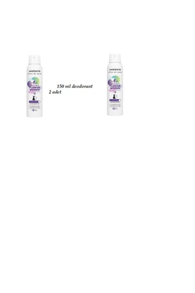 Watsons Invisible Flower Deodorant Sprey 150 ml * 2 adet