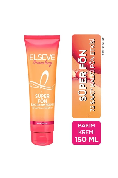 L'Oreal Paris Elseve Dream Long Saç Bakım Kremi Süper Fön 150 Ml