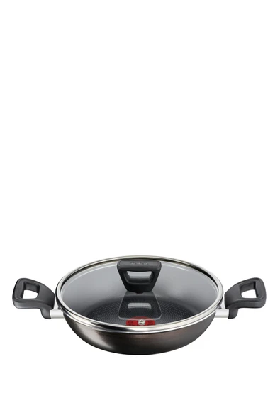 TEFAL Titanyum 2X XL Difüzyon Tabanlı Kapaklı Sahan 24 cm