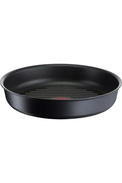 TEFAL Titanyum Ingenio Mix 1X Yuvarlak İndüksiyon Tabanlı Izgara Tava - 26 cm