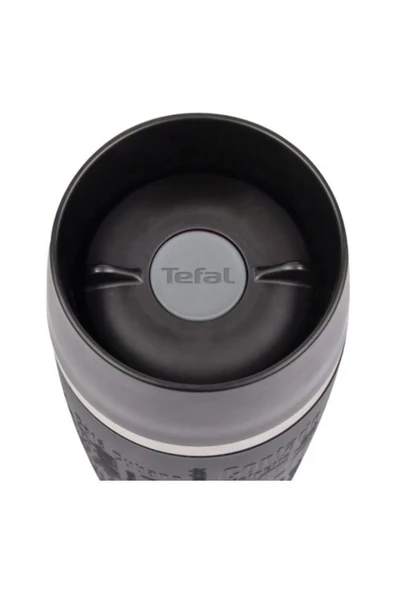 TEFAL 4 Saat Sıcak 8 Saat Soğuk Tutma Özellikli Premium Siyah Termos Yüzde Yüz Sızdırmazlık 0.36 L - 4