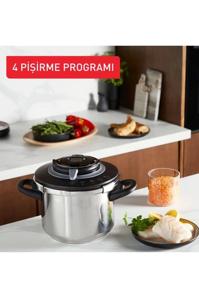 TEFAL Clipso+ Chef Düdüklü Tencere 6 Lt - 4
