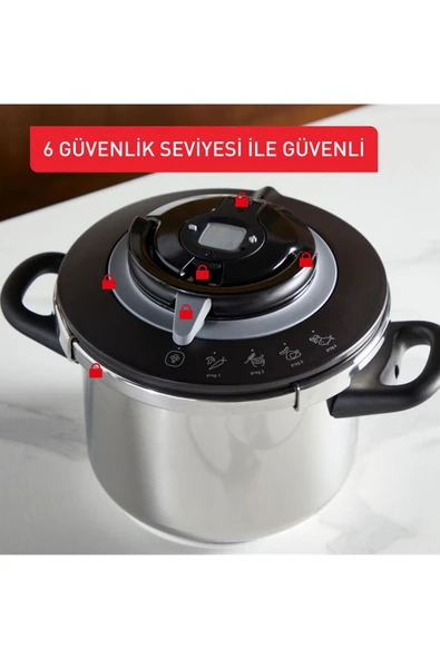 TEFAL Clipso+ Chef Düdüklü Tencere 6 Lt - 5