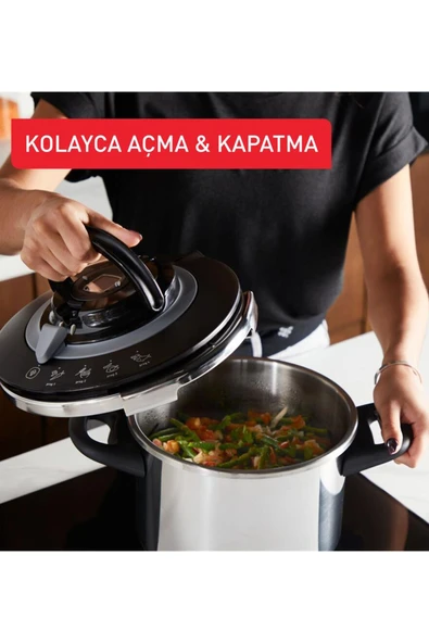 TEFAL Clipso+ Chef Düdüklü Tencere 6 Lt - 3